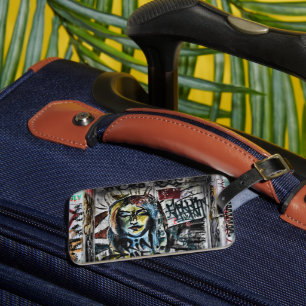 Graffiti Cool Modern Urban Street Art Luggage Tag