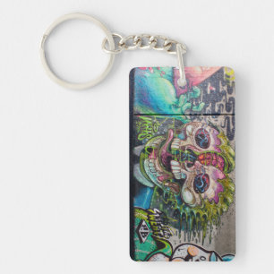 Graffiti Crazy Type Horror Skull