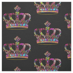 Graffiti crown fabric