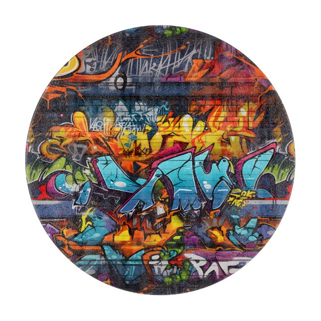 Graffiti Cutting Board (Front)