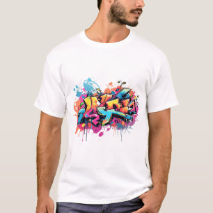 Graffiti de rue Men Tshirt