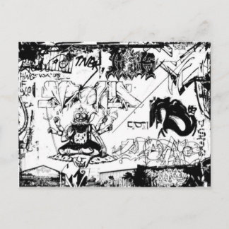 Graffiti Delight Postcard