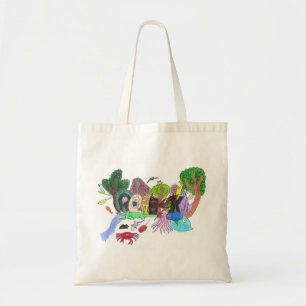 Graffiti Design #1 'ROCK' in Colour on Tote bag