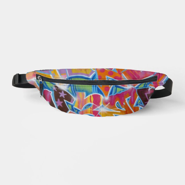 Graffiti Design Fanny Pack Bag (Front)