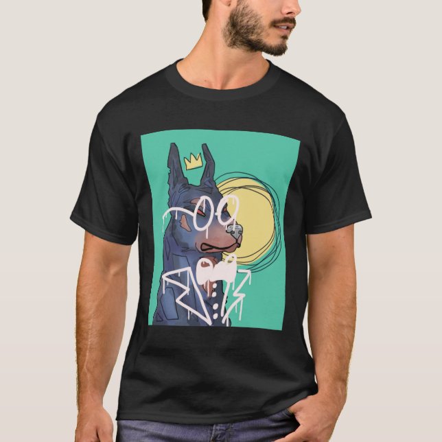 Graffiti Doberman T-Shirt (Front)