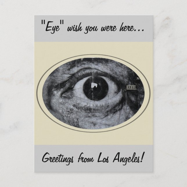 Graffiti Eye Postcard (Front)