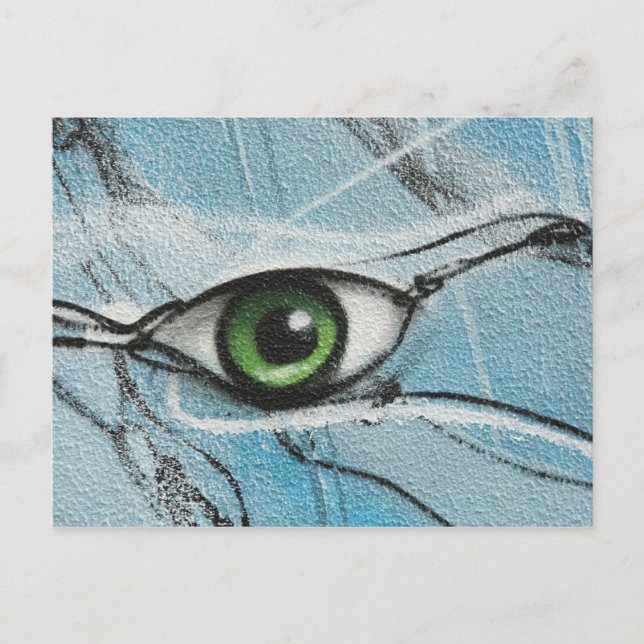 Graffiti Eye Postcard (Front)