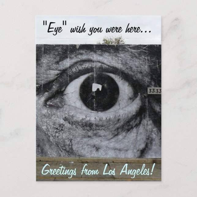Graffiti Eye Postcard (Front)