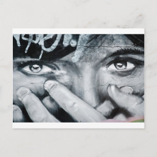 Graffiti Eye Postcard