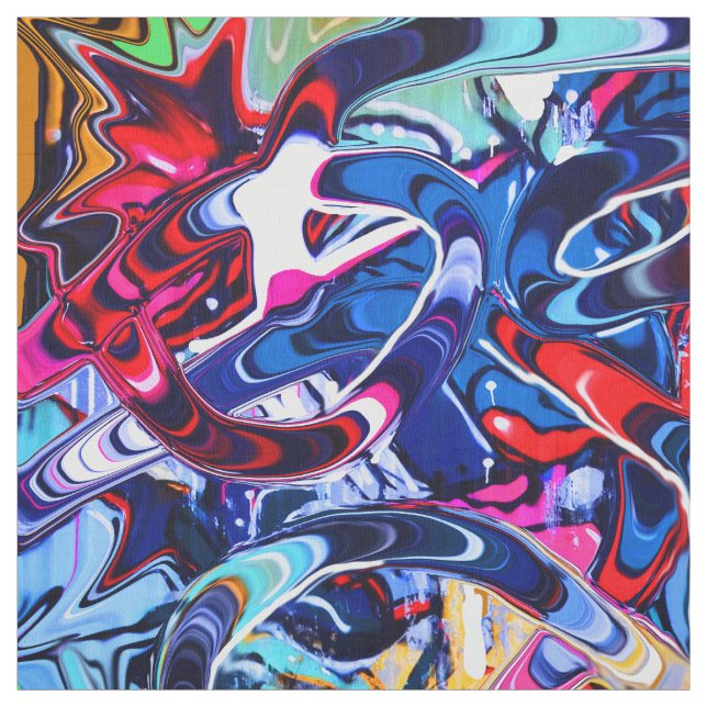 Graffiti Fabric (Swatch)