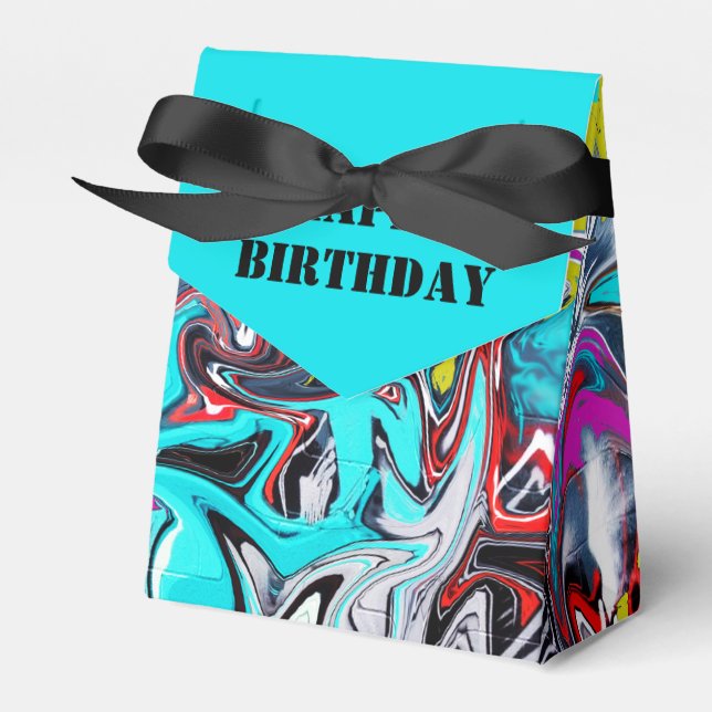 Graffiti Favor Box (Front Side)