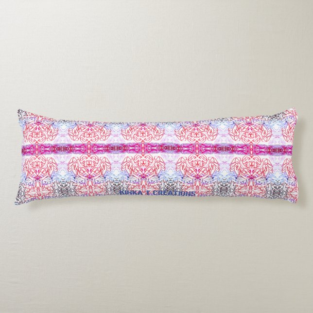 Graffiti Flower Body Pillow (Front)