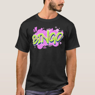 Graffiti Fun Bingo  Bingo Game Night T-Shirt