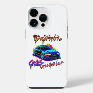 GRAFFITI GAS GUZZLER - DRIFT CAR iPhone 14 PRO MAX CASE