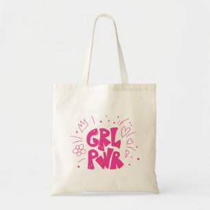 Graffiti Girl Power Doodle Girly Doodle Power Girl Tote Bag
