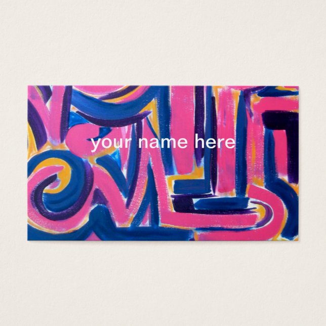 Graffiti grec ancien - Art Abstrait peint à la mai (Devant)