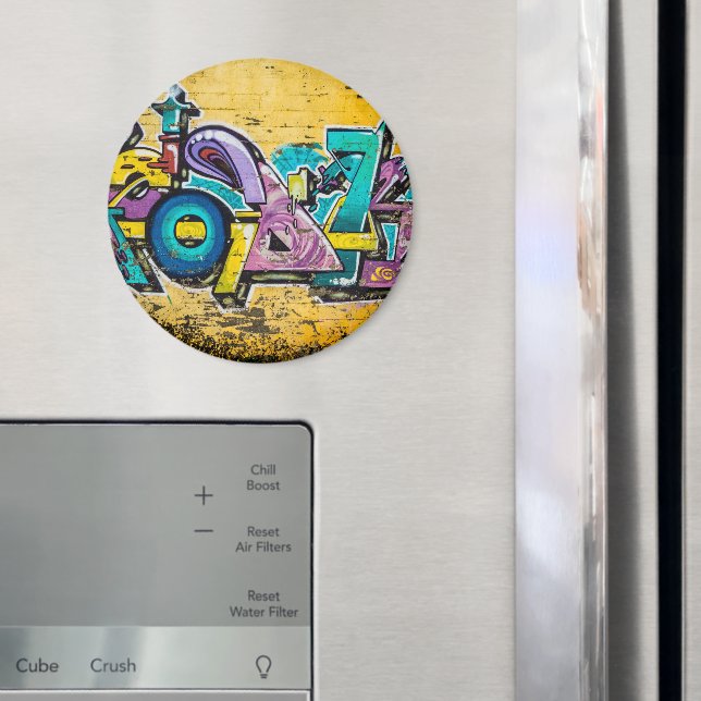 Graffiti, Grundarfjordur, Iceland Magnet (In Situ (Fridge))