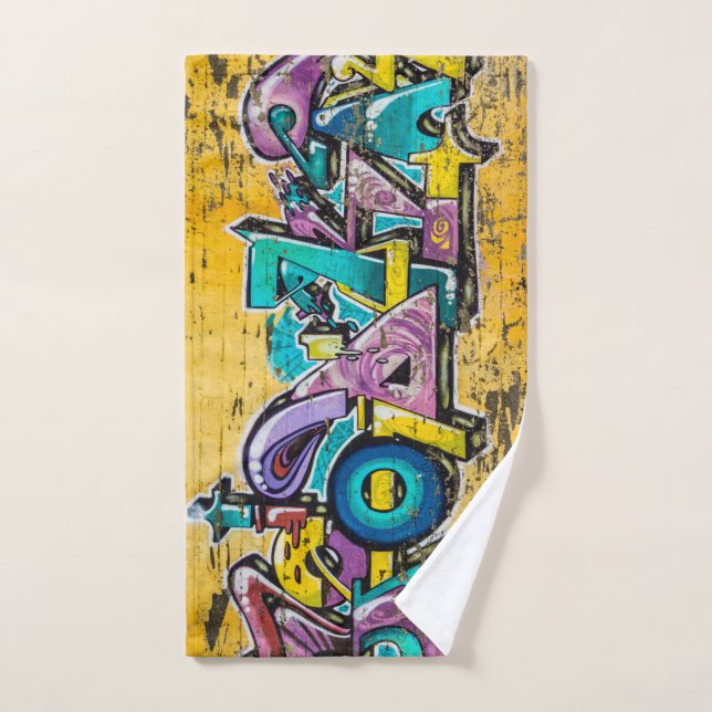 Graffiti, Grundarfjordur, Islande (Serviette à main)