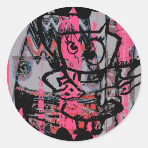 Graffiti grunge graphic sticker