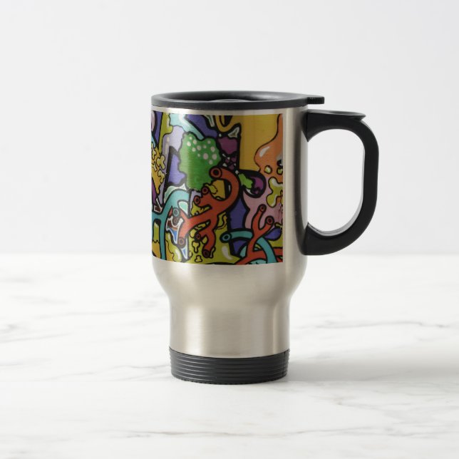 graffiti guts travel mug (Right)