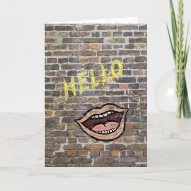 Graffiti-Hello Card (Front)