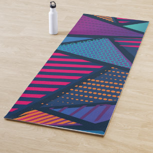 Graffiti illustration yoga mat