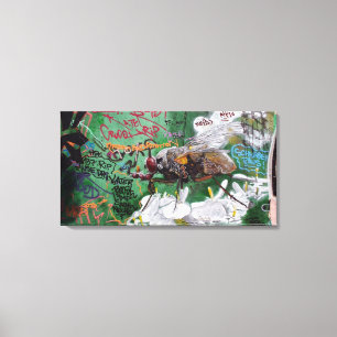 Graffiti insect - Canvas Print