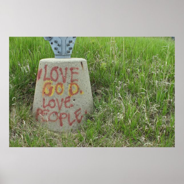 Graffiti inspirational god people poster (Front)