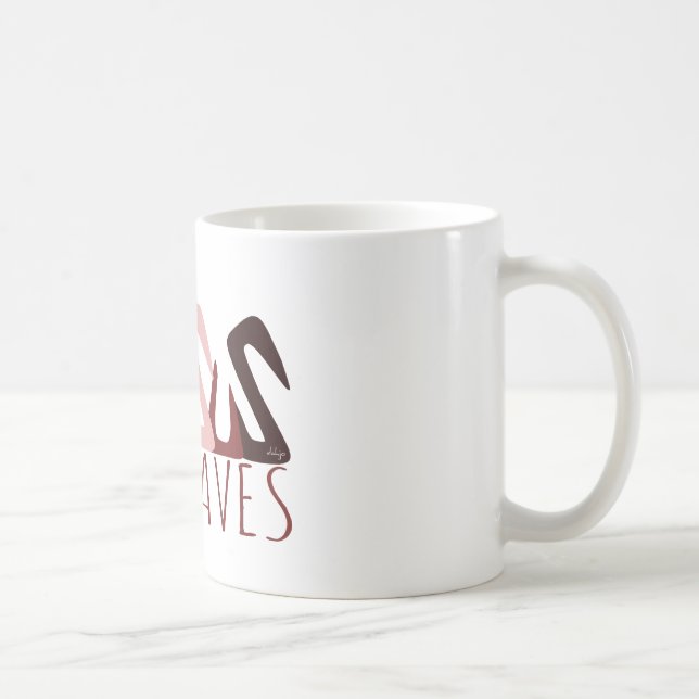 GRAFFITI JESUS SAVES in red Coffee Mug (Right)