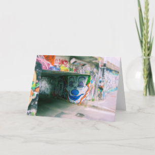 Graffiti - Joker - Milano, Italy Greeting Card