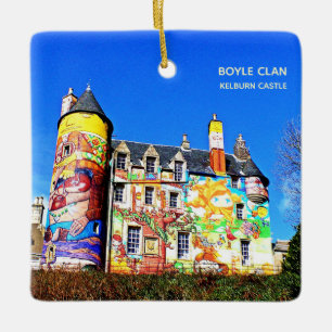 Graffiti Kelburn Castle Boyle Clan Tree Ornement