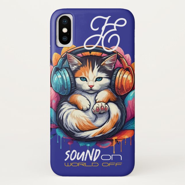 Graffiti Kitty Vibe Coque - Calico (Dos)
