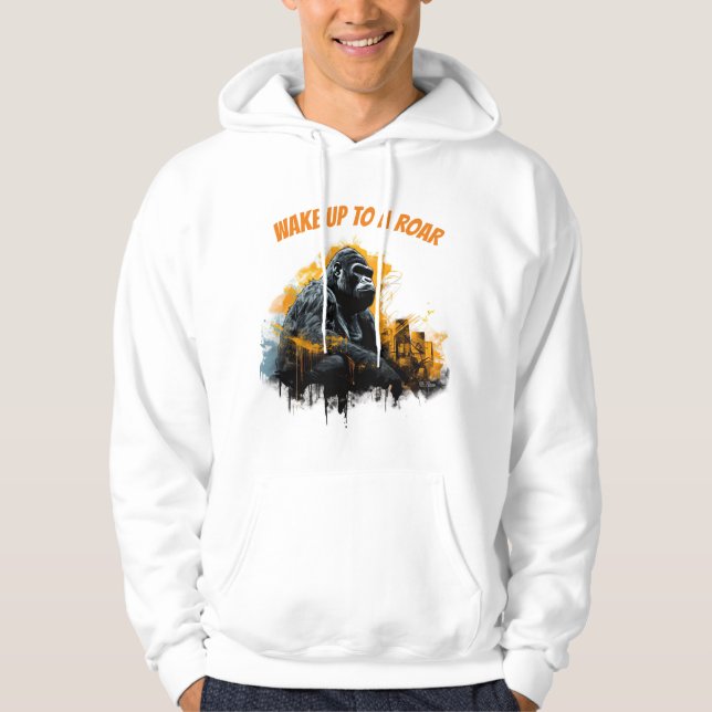 Graffiti Kong Roaring Hoodies (Front)