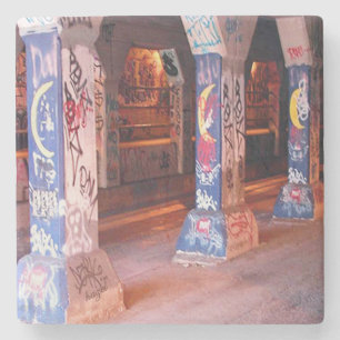 Graffiti Krog Tunnel, Atlanta Marble Coasters