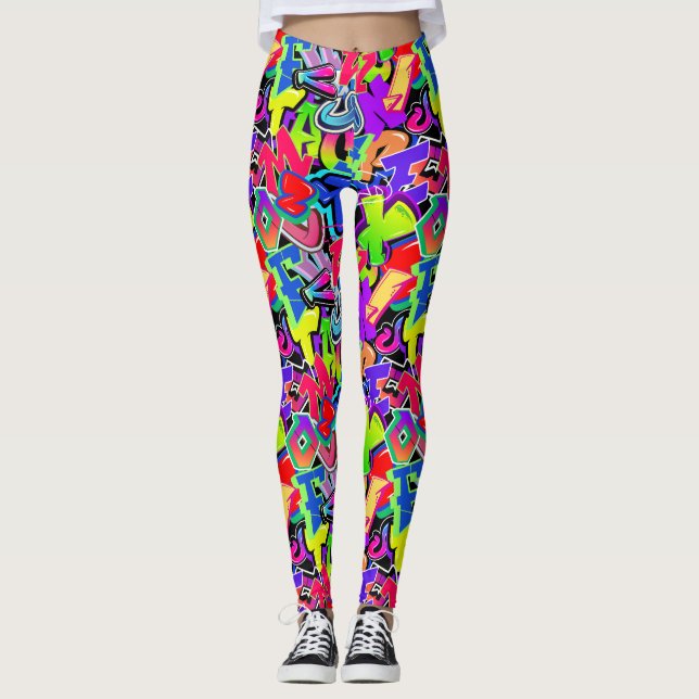 Graffiti Leggings (Front)