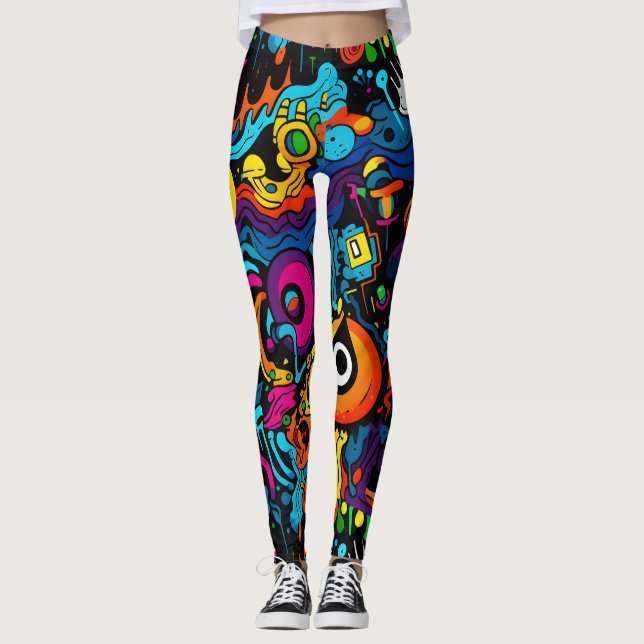 Graffiti Leggings (Front)