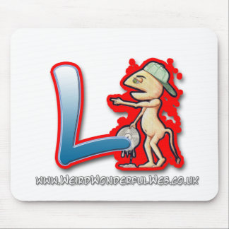 Graffiti Letter L mouse mat