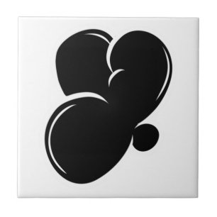 Graffiti letters letter Y Essential  Tile