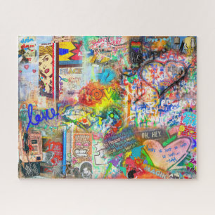 Graffiti Love - The Writings on the Wall Jigsaw  Puzzle