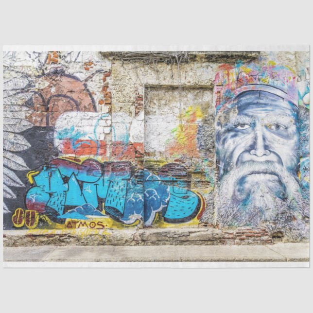 Graffiti Man Urban 19 Decoupage Tissue Paper (Front)