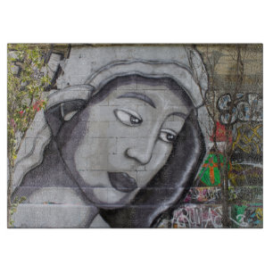 Graffiti Maria Cutting Board