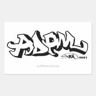 Graffiti Mon nom Stickers