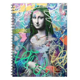 Graffiti Mona Lisa Carnet d'art de la rue