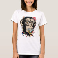 Graffiti Monkey Face Art – Abstract Street Style 