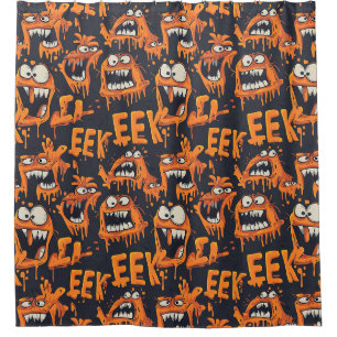 Graffiti Monster Eek Black Halloween (2)