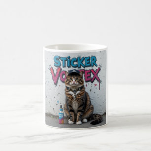 Graffiti Mug de chat Cool urbain - Style de rue Ca