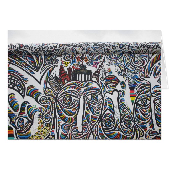 Graffiti mur de Berlin Est (Devant horizontal)