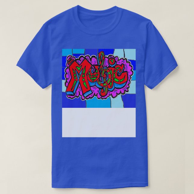 Graffiti Music pop T-Shirt (Design Front)