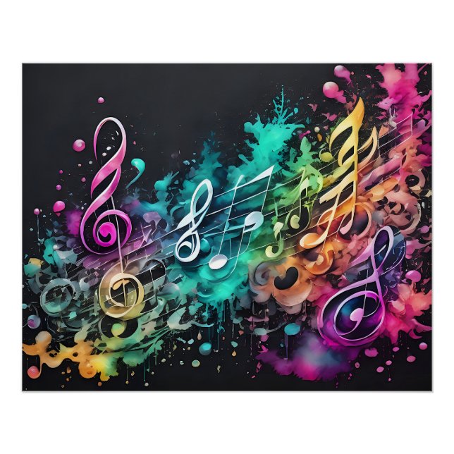 Graffiti music poster (Front)
