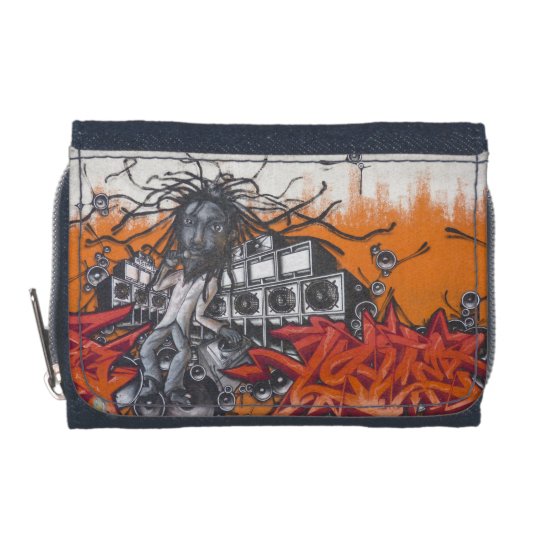 Graffiti music wallet
